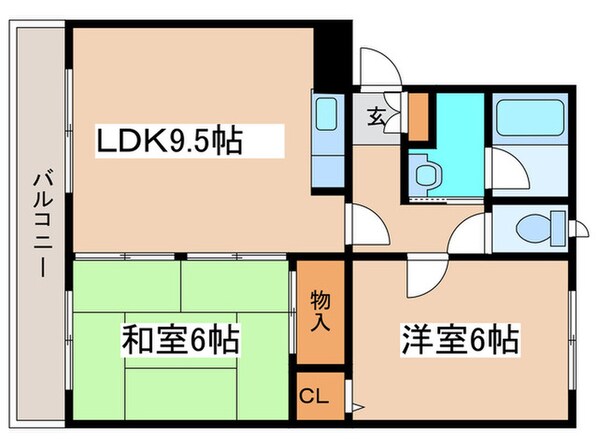 大玄ビルの物件間取画像